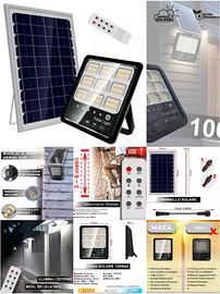 Faro LED Solare da Esterno con Pannello Fotovoltai