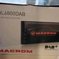 autoradio  macrom 2 din dab