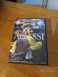 Andrea agassi tennis sega mega drive 