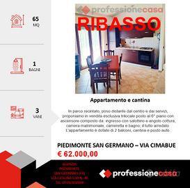 Appartamento con cantina, 6°piano