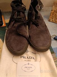 mocassini uomo Prada tg 43,5 in pelle 