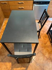 Tavolo SANDSBERG ikea nero 110x70