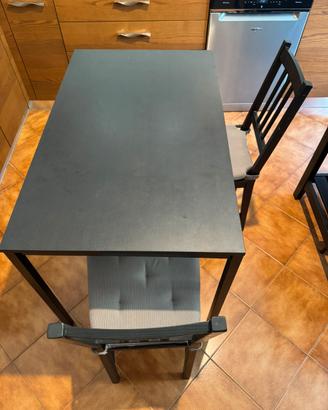 Tavolo SANDSBERG ikea nero 110x70