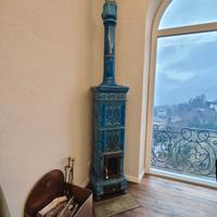 Stufa a legna Ceramiche Cielle in ceramica