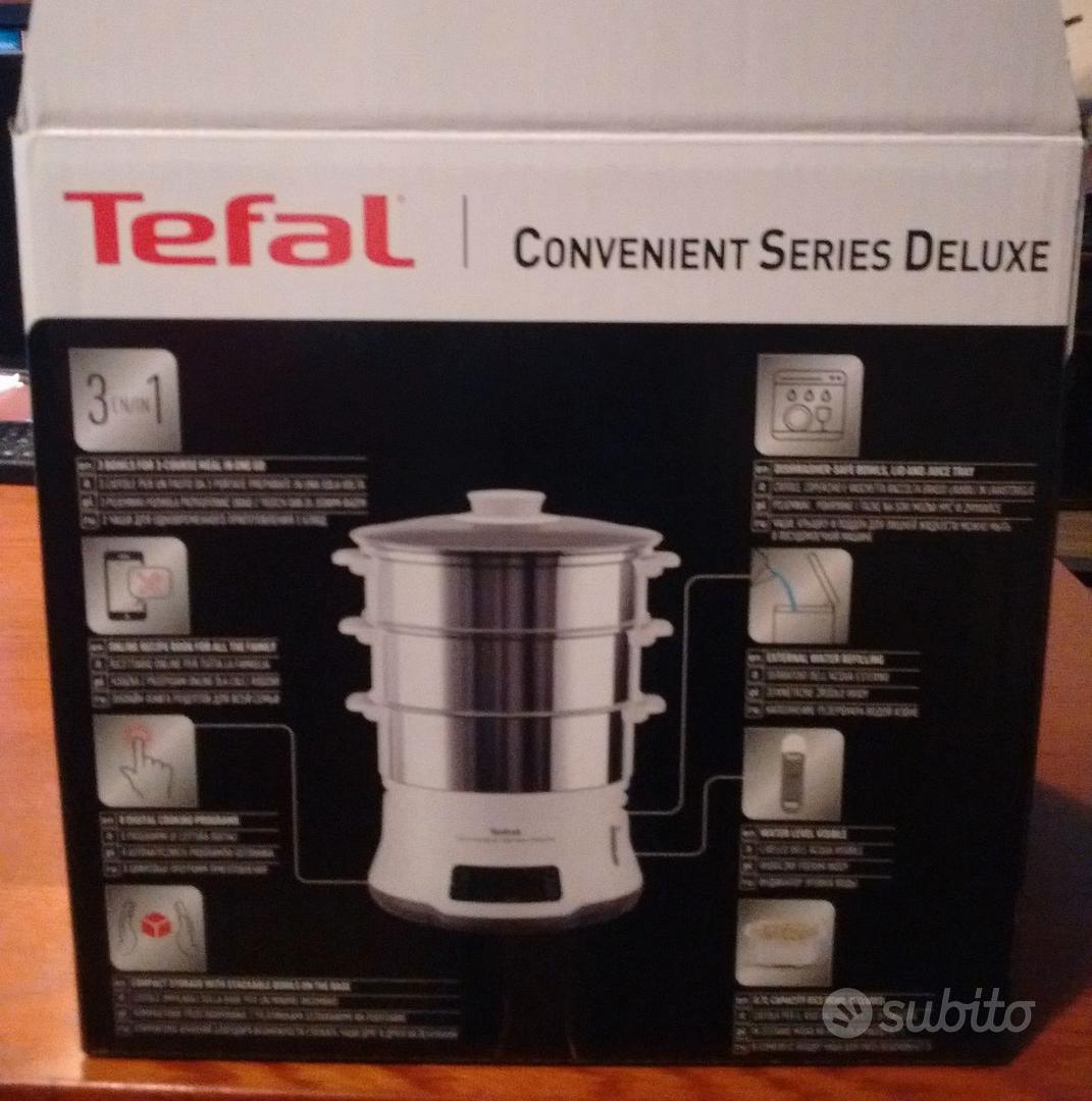 Tefal VC502D10 Convenient Deluxe Vaporiera elettrica, 8 Programmi