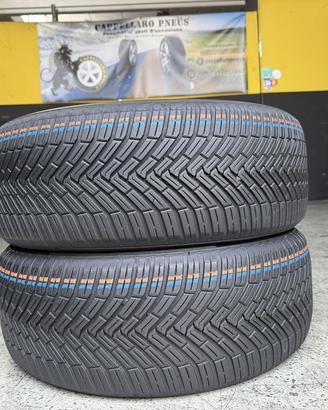2 Gomme 225/55R18 Continental 4 Stagioni80%residui
