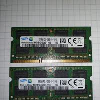 Samsung 2 moduli RAM 8gb pcl3