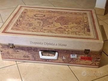 piumone matrimoniale dipinto a mano