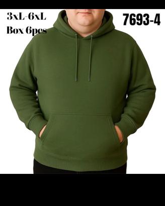 lotto felpe uomo oversize tinta unita