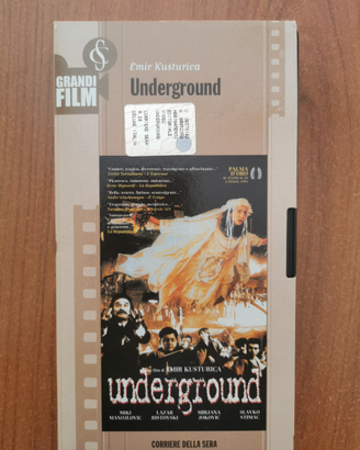 VHS Film "underground" di Emir Kusturica