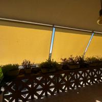 Tende terrazzo colore bianco crema