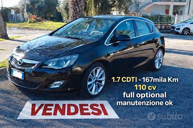 Opel Astra Cosmo 1.7 CDTI 110cv  - Manutenzione ok