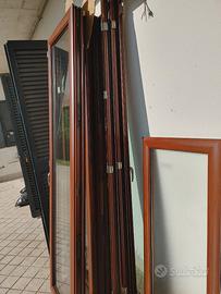 1 Finestra e 3 Portefinestra in alluminio doppio