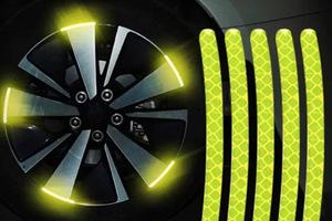 20 strisce adesive auto moto bici riflettenti