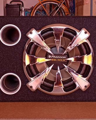 Subwoofer Phonocar 32cm/12inch Bass Reflex