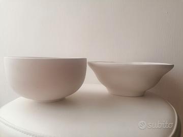 Coppia Vasi Ciotole Terracotta per Piante