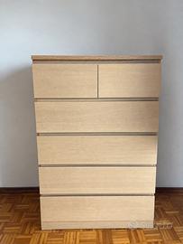 IKEA STORKLINTA Cassettiera con 6 cassetti