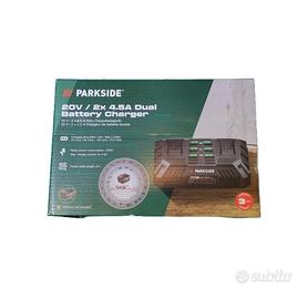 Caricabatterie Doppio Rapido Parkside X20V TEAM 