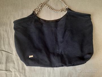 Borsa in tessuto blu