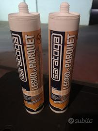 2Confezioni Silicone Saratoga legno e parquet Pino