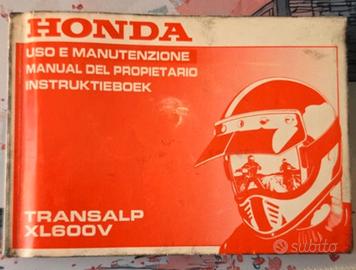 Manuale Uso e Manutenzione Honda Transalp XL600V