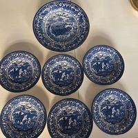 Completo piatti da dolce vintage inglese