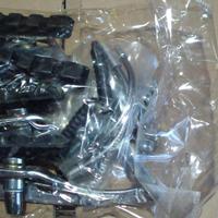 Coppia Freni per bicicletta (4 gomme frenanti).