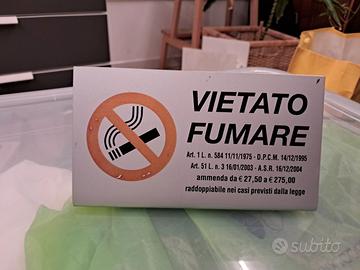 Targa vietato fumare