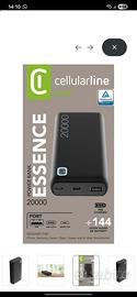 Power Bank  Essence Cellularline 20000 Mah