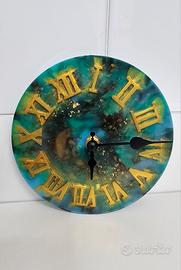 Orologio da parete in resina epossidica