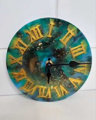 Orologio da parete in resina epossidica