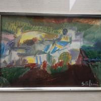 Ottorino Stefani (1928 - 2016). Quadro. 