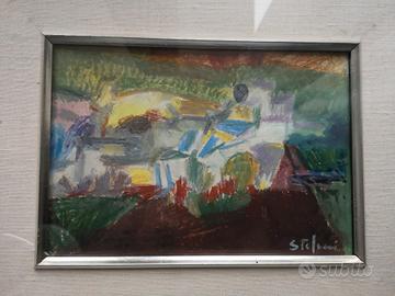 Ottorino Stefani (1928 - 2016). Quadro. 