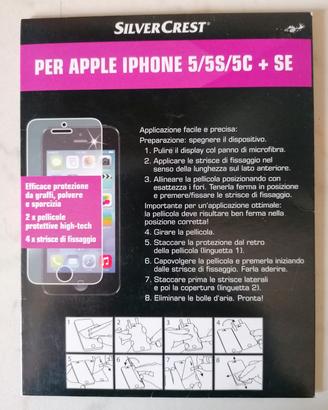 VETRINO PER IPHONE 5 /5S /5C +SE