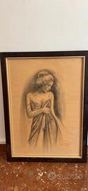 Quadro con donna