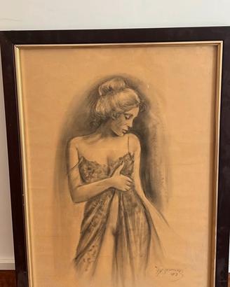 Quadro con donna