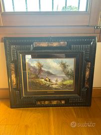 Quadro paesaggio firmato A. Brioschi