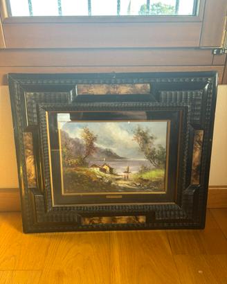 Quadro paesaggio firmato A. Brioschi