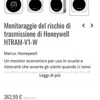 Honeywell monitor qualità aria CO₂ professionale