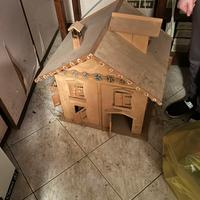 Casetta bambole in legno