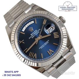 ROLEX  Day-Date 40MM 228239 blue soleil Full Set