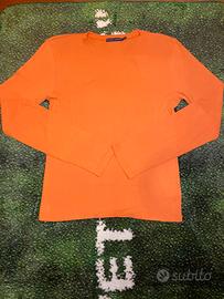 t-shirt polo ralph lauren arancione taglia L
