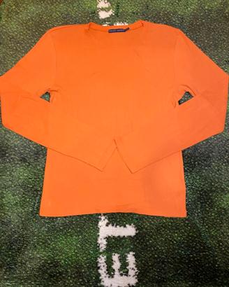 t-shirt polo ralph lauren arancione taglia L