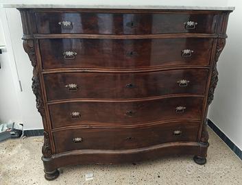 Cassettone Luigi Filippo fine 800