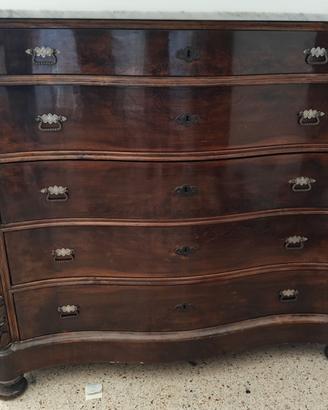 Cassettone Luigi Filippo fine 800