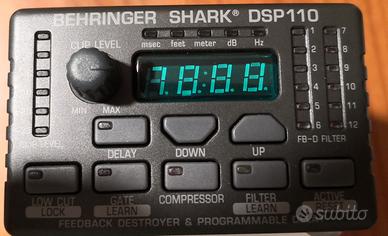 Behringer Shark dsp 110 processore microfonico