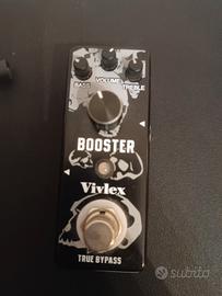 Pedale chitarra elettrica mini Vivlex booster 