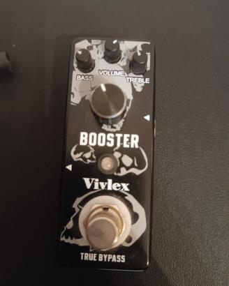 Pedale chitarra elettrica mini Vivlex booster 
