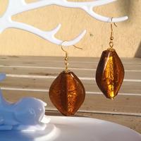 Orecchini in vetro soffiato di Murano 