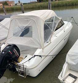 Saver 590 Cabin con Mercury 40/60 Pro tutto 2021